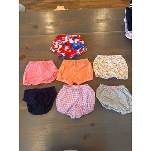 LITTLE GIRLS BUMMIES 3-6 MONTHS, 6-9 MONTHS, 9 MONTHS.